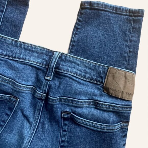 American Eagle Mens Distressed Skinny Next Level Airflex Jeans size 32x32 - Picture 6 of 9